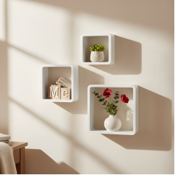 Wooden Shelves 3 Pcs